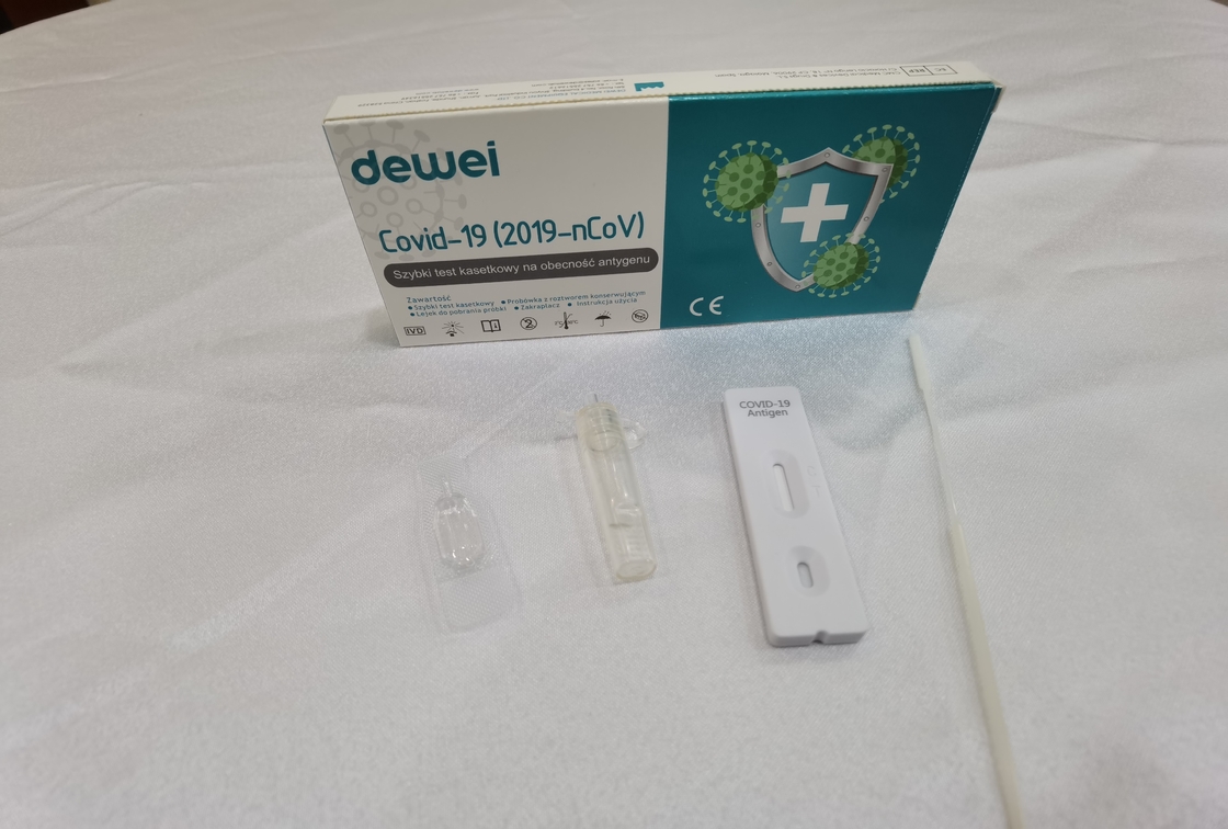 15mins Reading Covid POCT Covid-19 2019-NCoV Antigen Rapid Test Kit Nasal Oral Swab